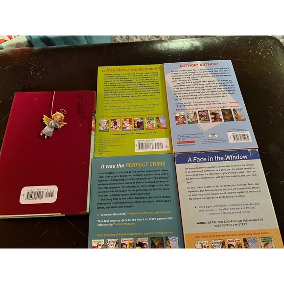 Andrew Clements Hardback & Paperback Lot of 5 Books Frindle Holiday Concert +++ - Picture 3 of 3